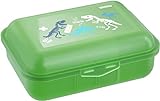 SIGG VIVA Lunchbox Jurassica (1 l), BPA-freie Kinder Brotdose für die Schule, farbenfrohe Snackbox mit Fächern für Mädchen und Jungen