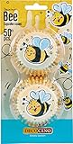DECOCINO Muffin-Förmchen Bienen (50Stk.) – Muffin-Deko | Cupcake-Deko – Bienchen-Deko für Cupcake-Förmchen – tolle Dekoration für Geburtstage und Garten-Partys!