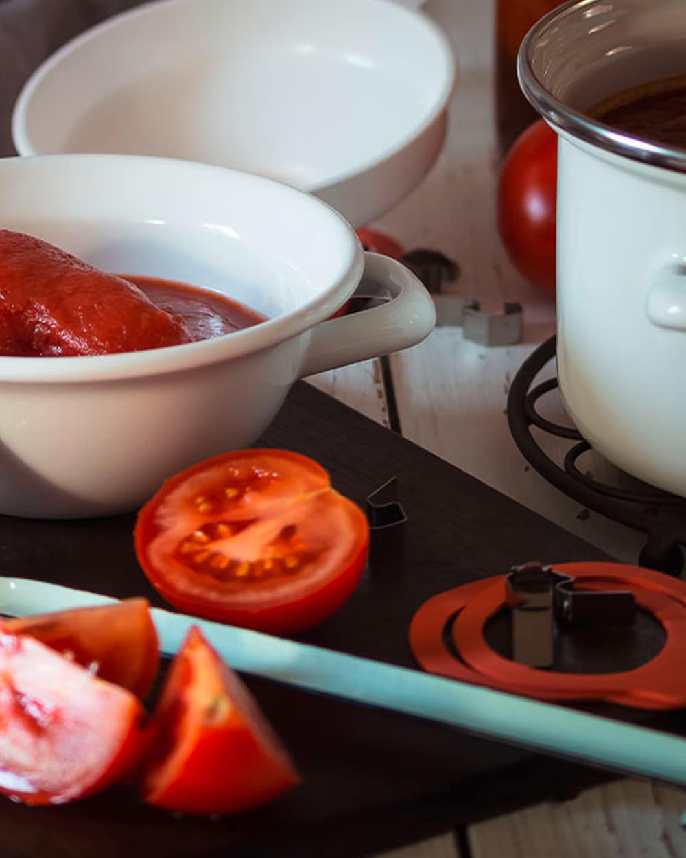 Tomatensoße mit Einkochguide
