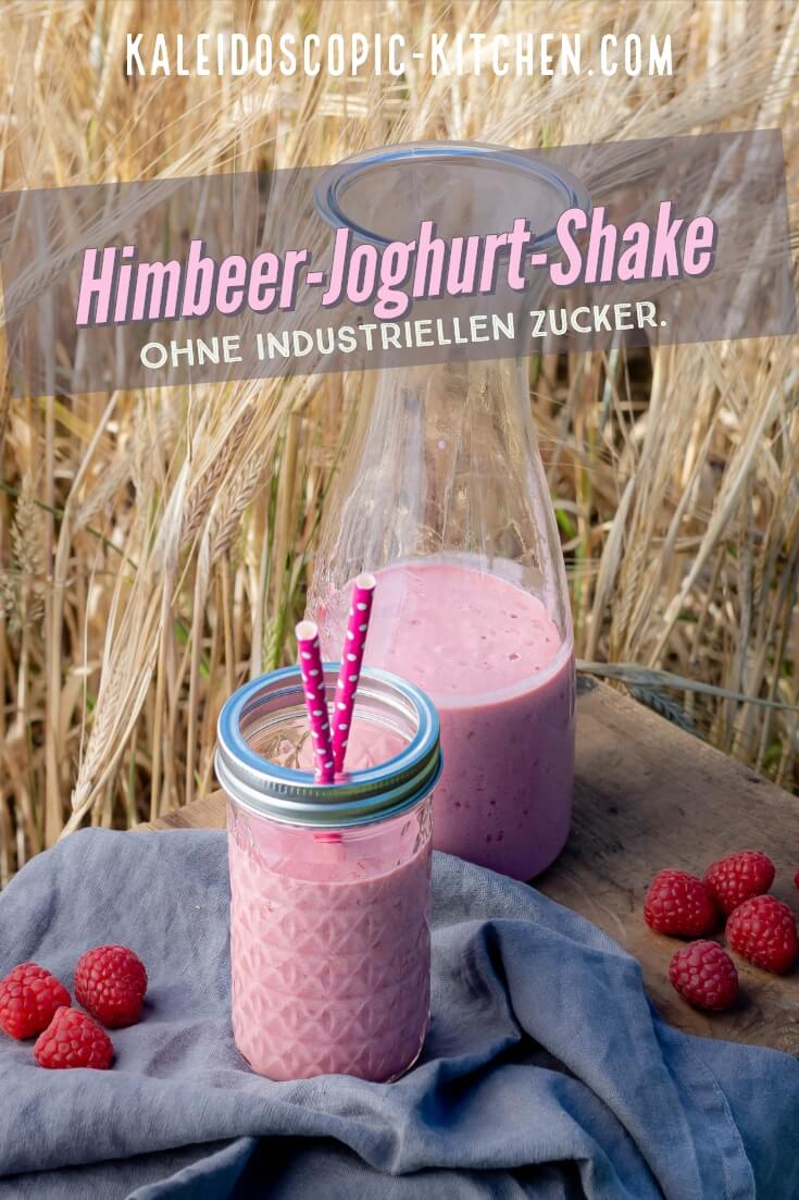 Erfrischender Himbeer-Joghurt-Shake ohne Industriezucker