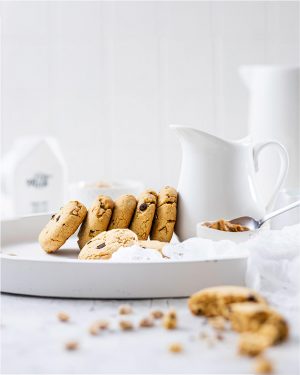 Erdnussbutter-Cookies mit Chocolate Chips