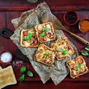 Pizza Toast - ein schnelles Kindergericht