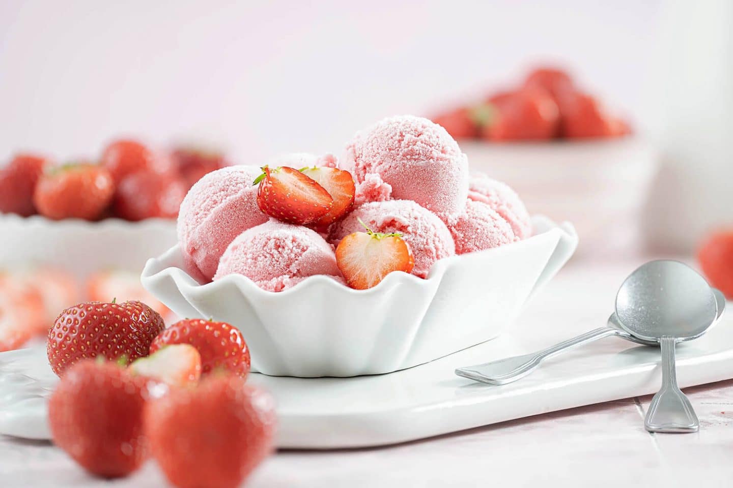 Erdbeer-Joghurt-Eis