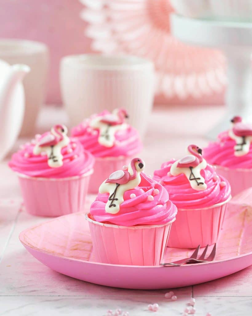 Flamingo Cupcakes